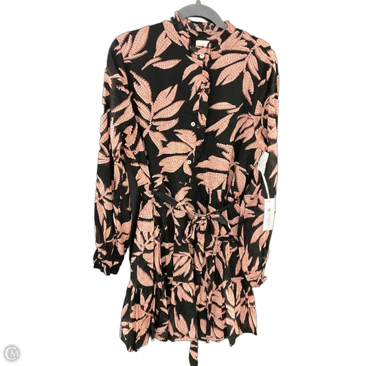 Dress Casual Short By J.marie In Black & Pink, Size: Xl