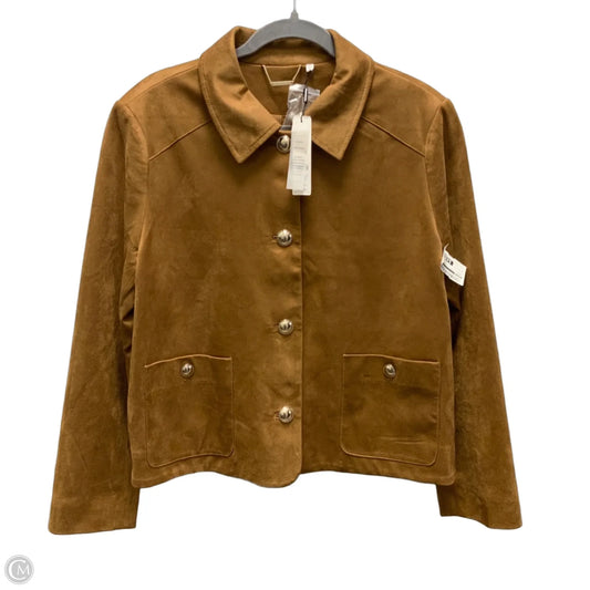 Jacket Other By Chicos In Brown, Size: L