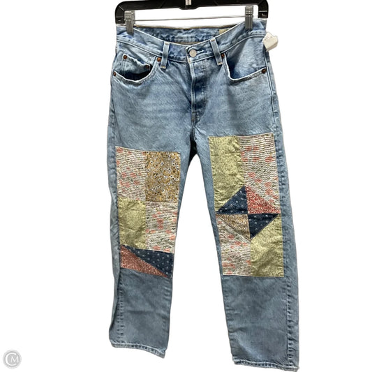Jeans Straight By Levis In Blue Denim, Size: 2