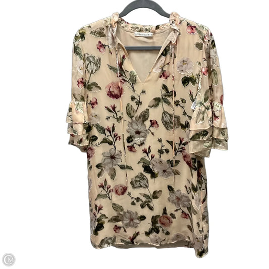 Dress Designer By Alice + Olivia In Brown, Size: S