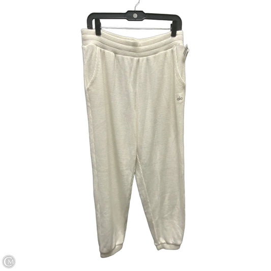 Athletic Pants By Alo In White, Size: L