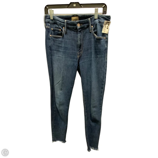 Jeans Skinny By Mother Jeans In Blue Denim, Size: 8