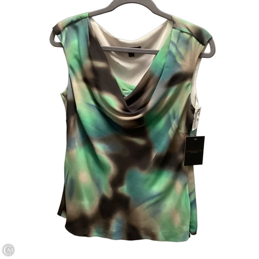 Blouse Sleeveless By Classiques Entier In Green, Size: M