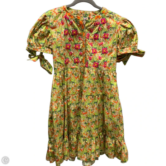 Dress Casual Short By Anthropologie In Green, Size: Xs