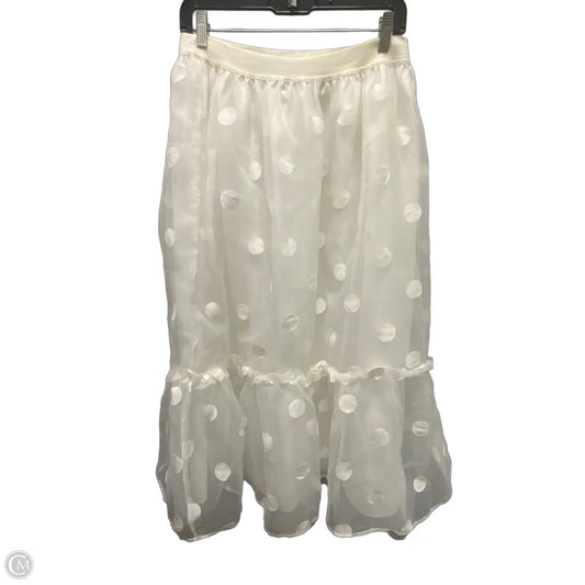 Skirt Maxi By Eva Franco In White, Size: 2x
