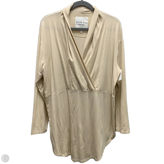Top Long Sleeve By Bitte Kai Rand In Beige, Size: L