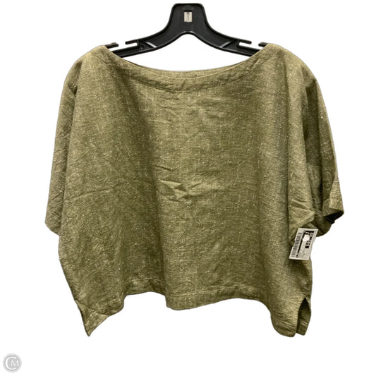 Blouse Short Sleeve By Pau Román In Green, Size: M