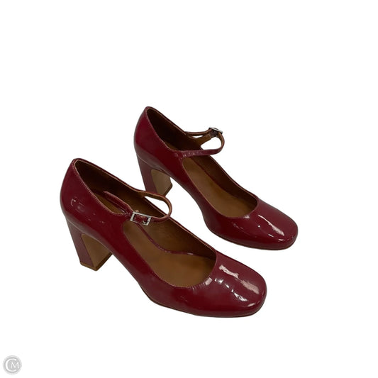 Shoes Heels Block By Reformation In Red, Size: 5.5