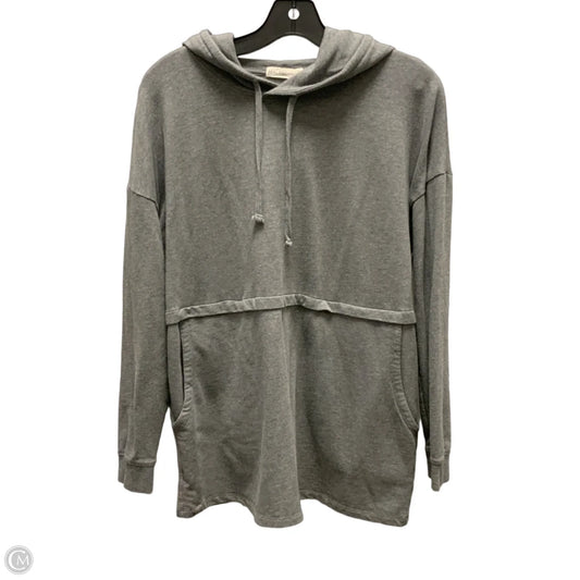 Sweatshirt Hoodie By Barefoot Dreams In Grey, Size: S
