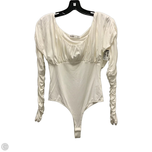 Bodysuit By Elodie In White, Size: M