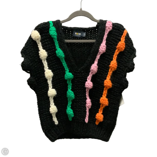 Vest Sweater By Maeve In Black, Size: Osfm
