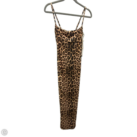 Dress Casual Maxi By Good American In Animal Print, Size: S