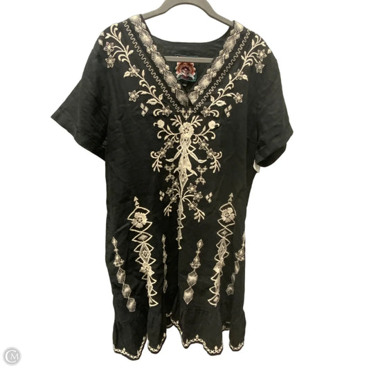 Dress Casual Short By Johnny Was In Black, Size: L
