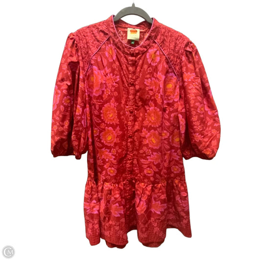 Dress Casual Short By Farm Rio In Red, Size: Xl