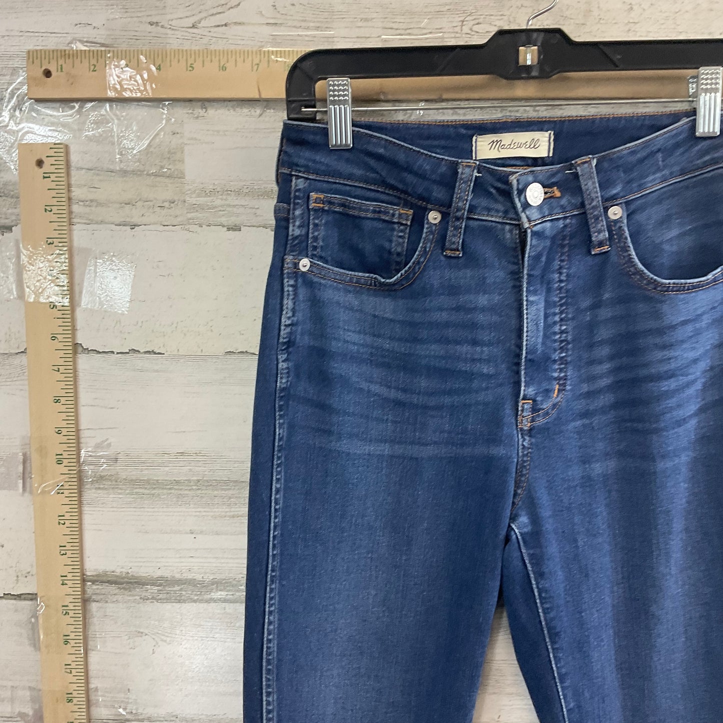 Jeans Skinny By Madewell In Blue Denim, Size: 2