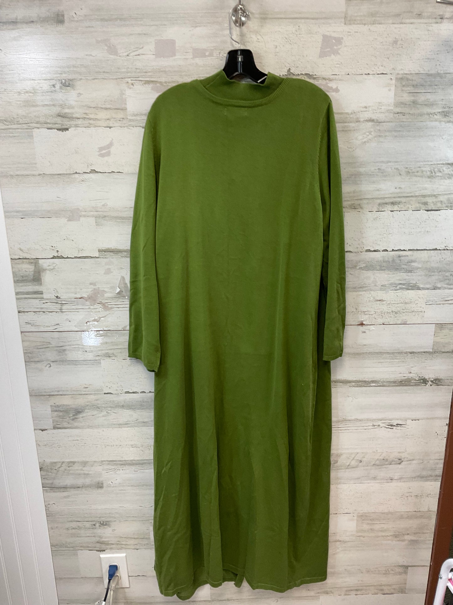 Sweater 2pc By Jessica London In Green, Size: 2x / 3x