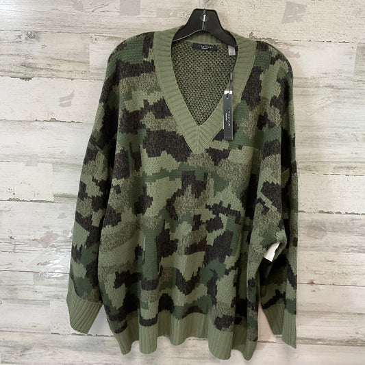 Sweater By T Tahari In Camouflage Print, Size: 3x