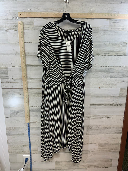 Black & White Dress Casual Short Lane Bryant, Size 2x