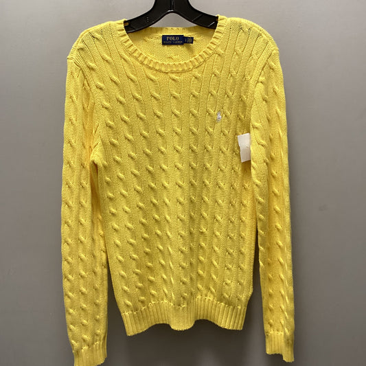 Sweater By Polo Ralph Lauren In Yellow, Size: L