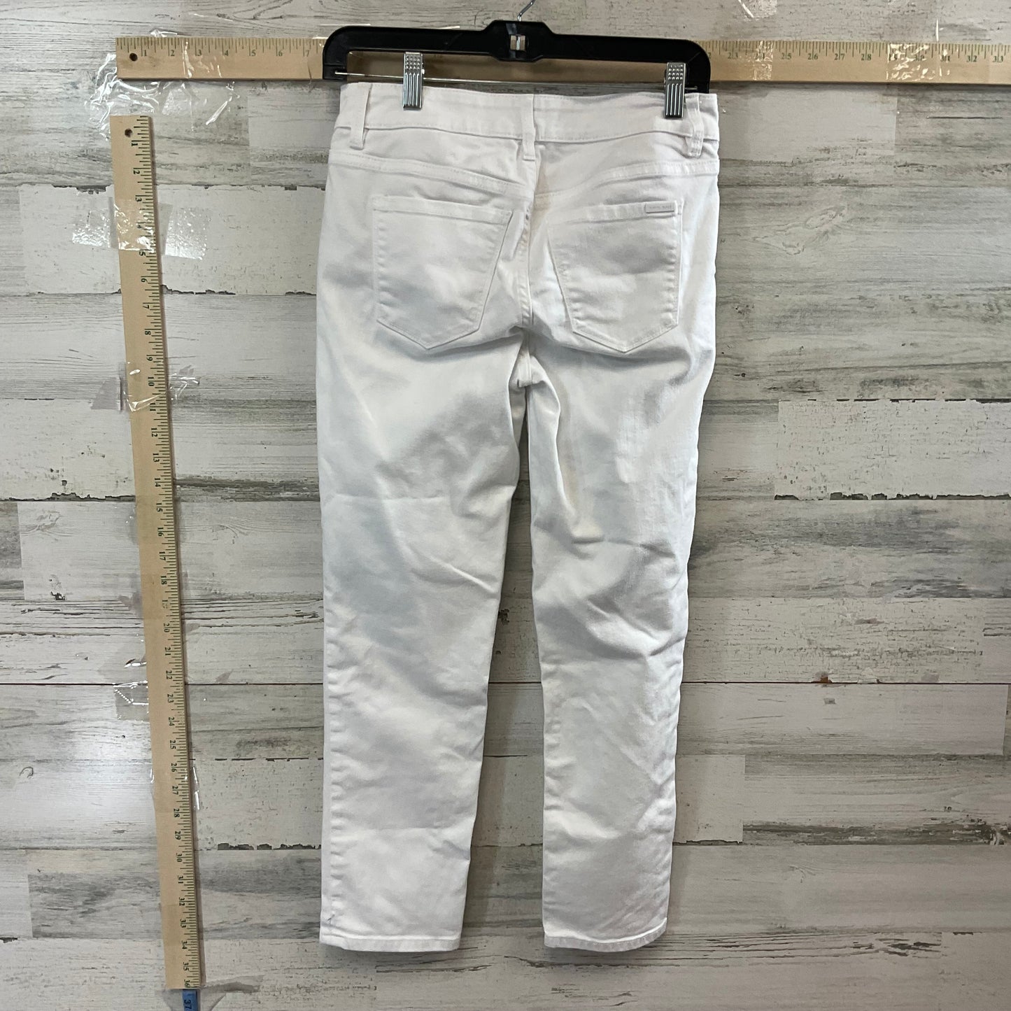 White Denim Jeans Straight White House Black Market, Size 0