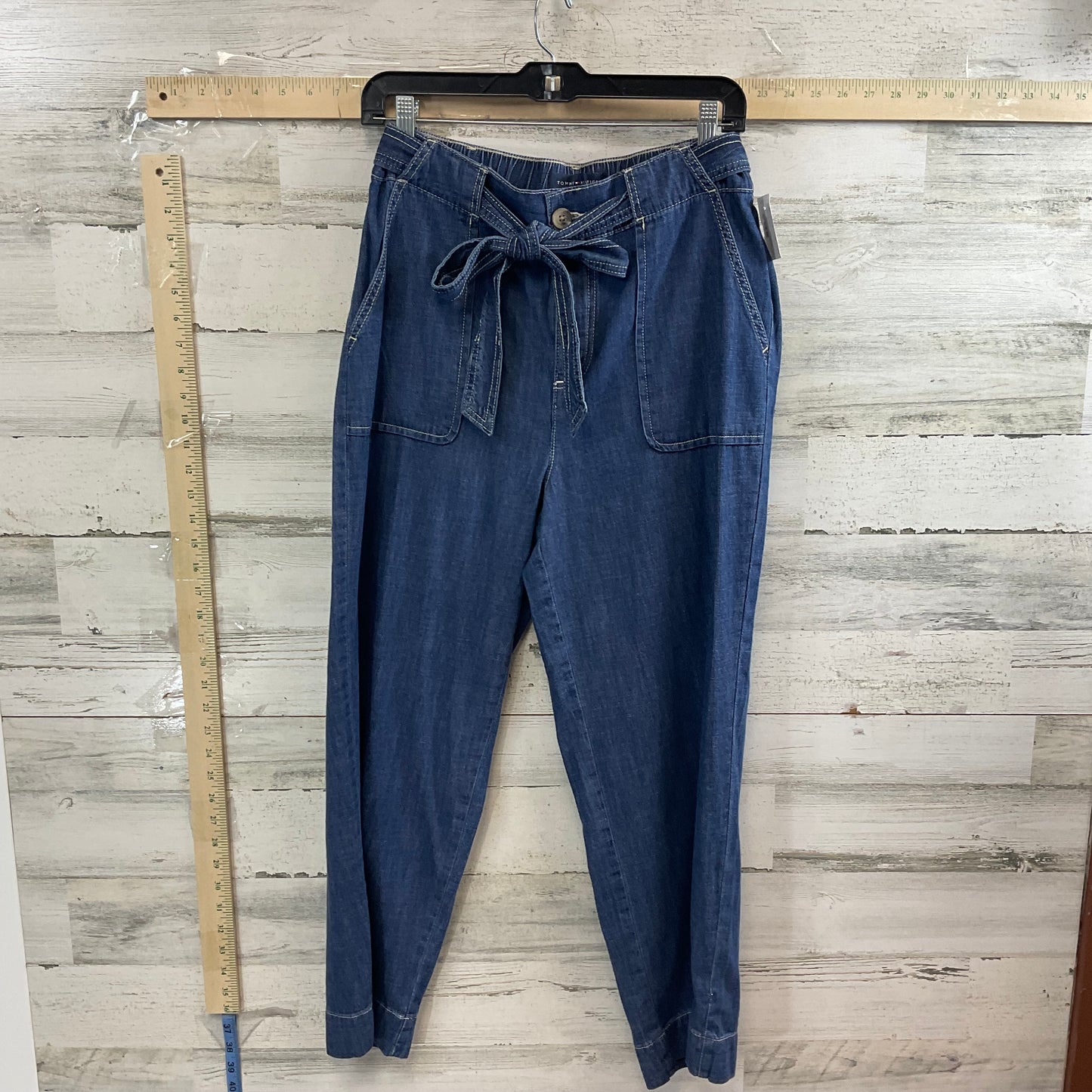 Blue Denim Jeans Cropped Tommy Hilfiger, Size S