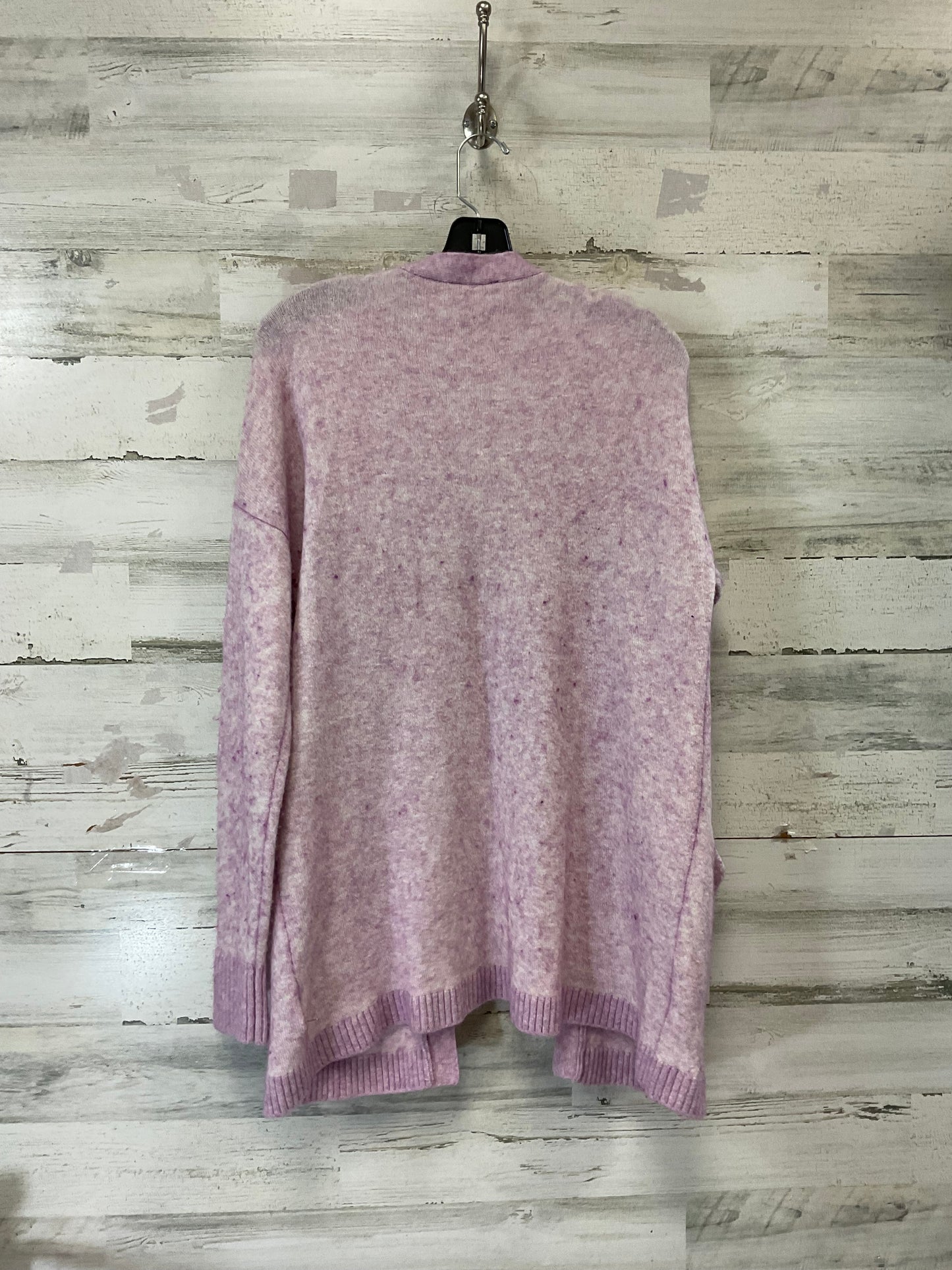 Sweater Cardigan By J. Crew In Purple, Size: M