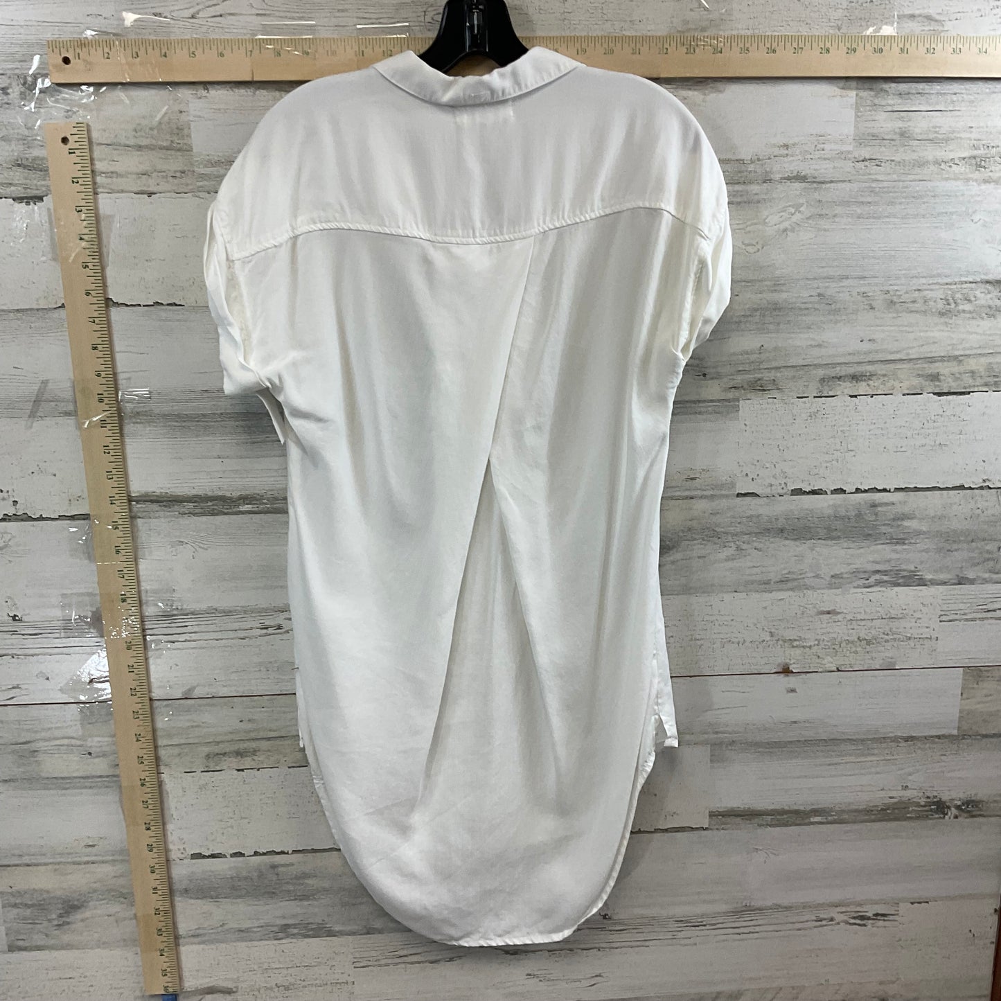 White Blouse Short Sleeve Cloth & Stone, Size Xs