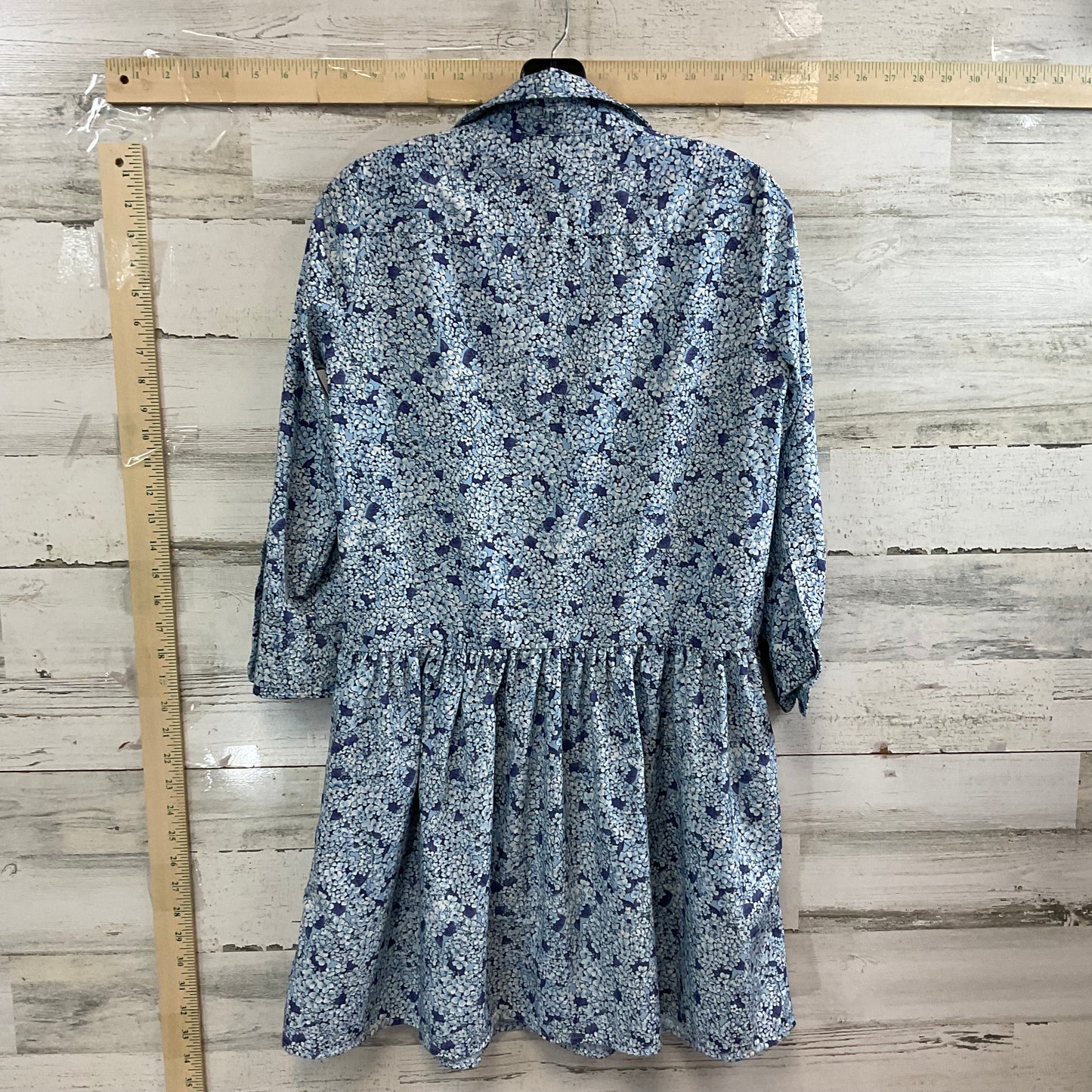 Blue Dress Casual Short Tuckernuck, Size Xxs