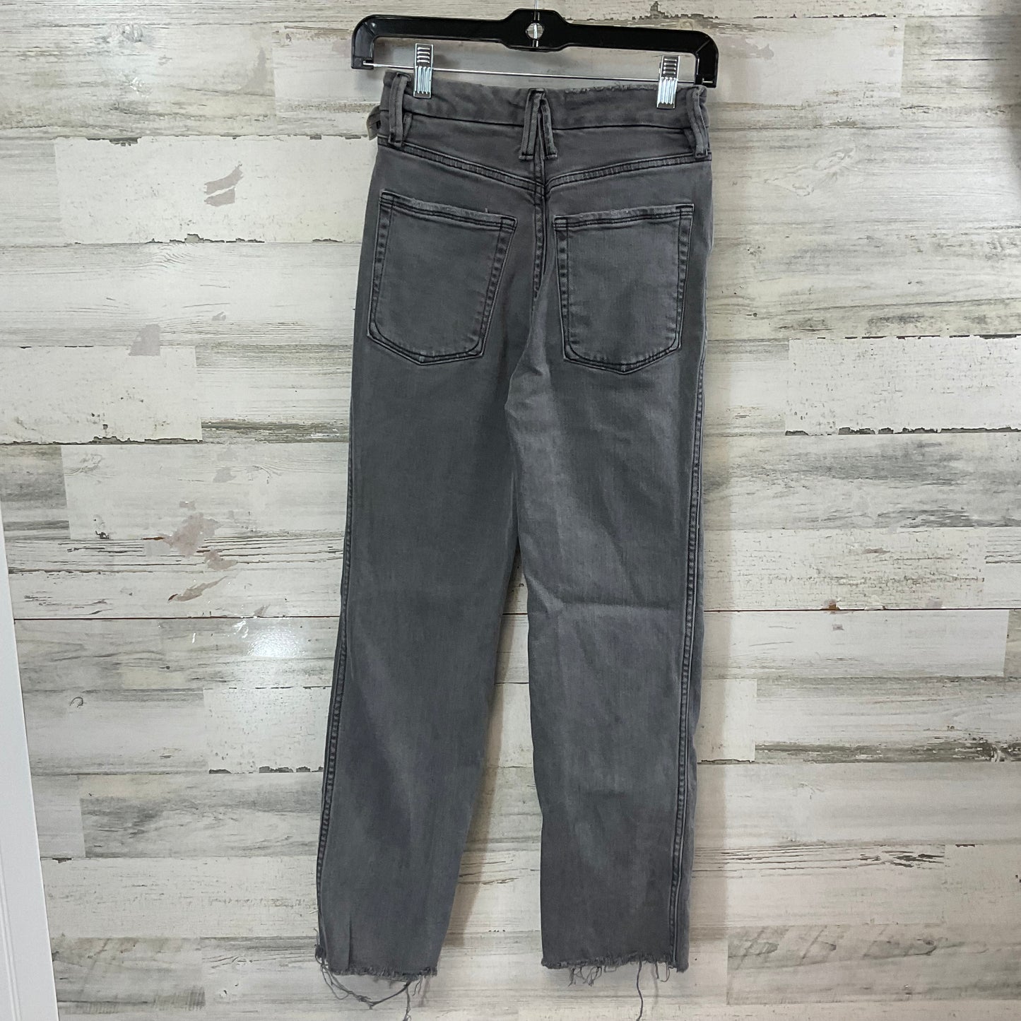 Jeans Straight By Good American In Grey, Size: 0