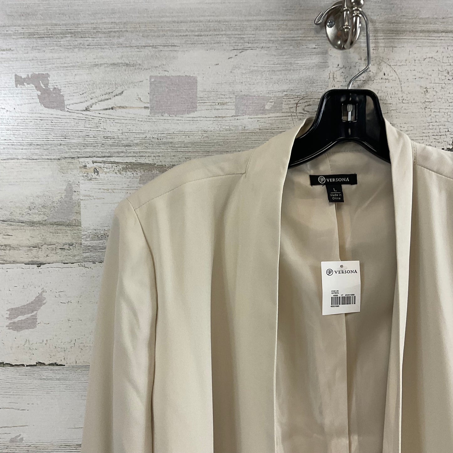 Jacket Other By Versona In Cream, Size: L