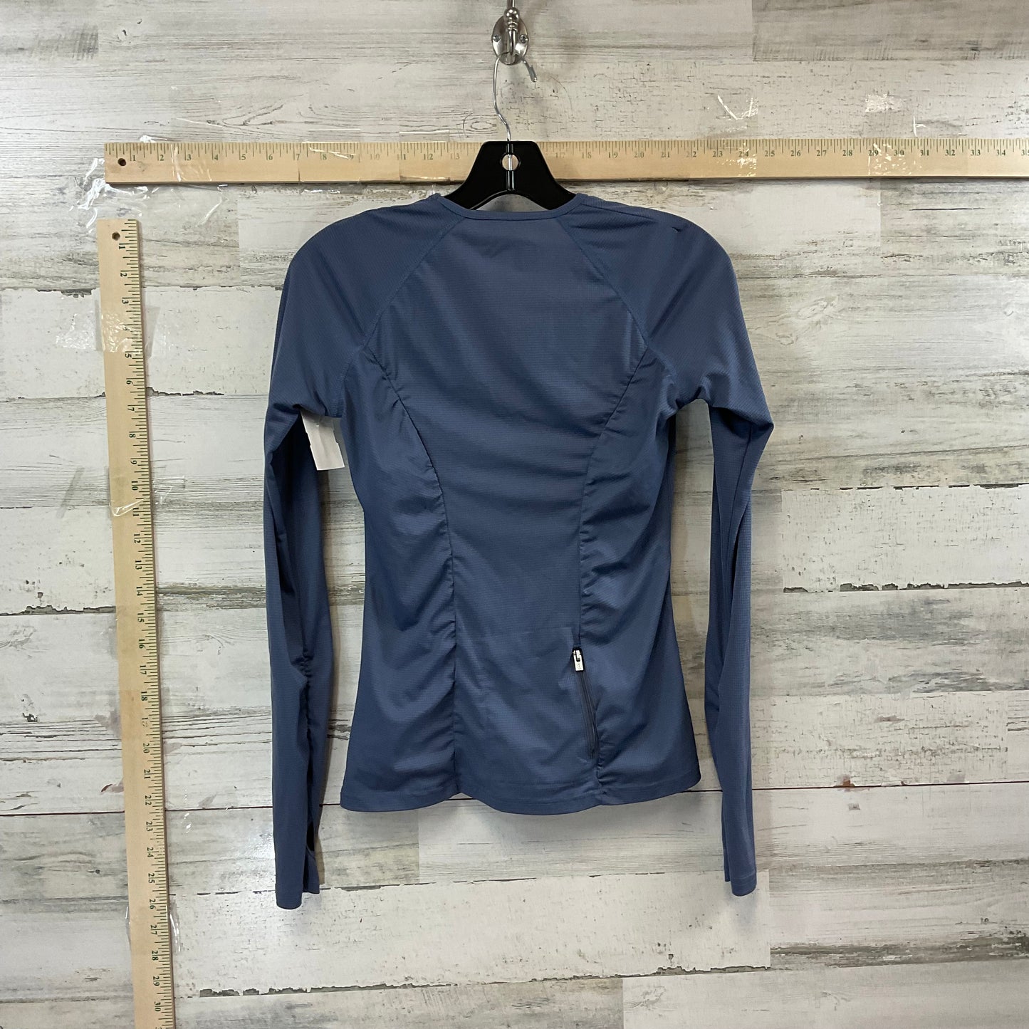 Blue Athletic Top Long Sleeve Crewneck Lija, Size Xs