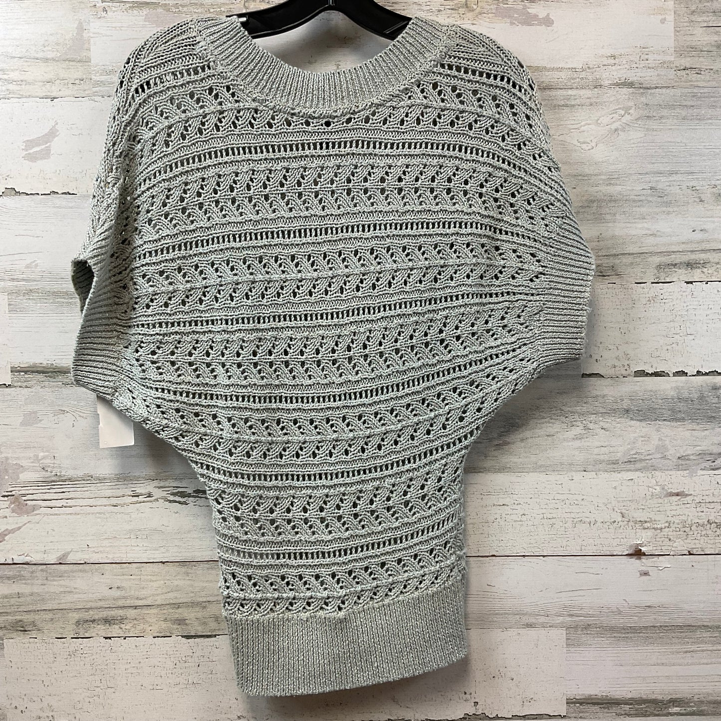 Sweater Short Sleeve By White House Black Market In Grey, Size: Xs