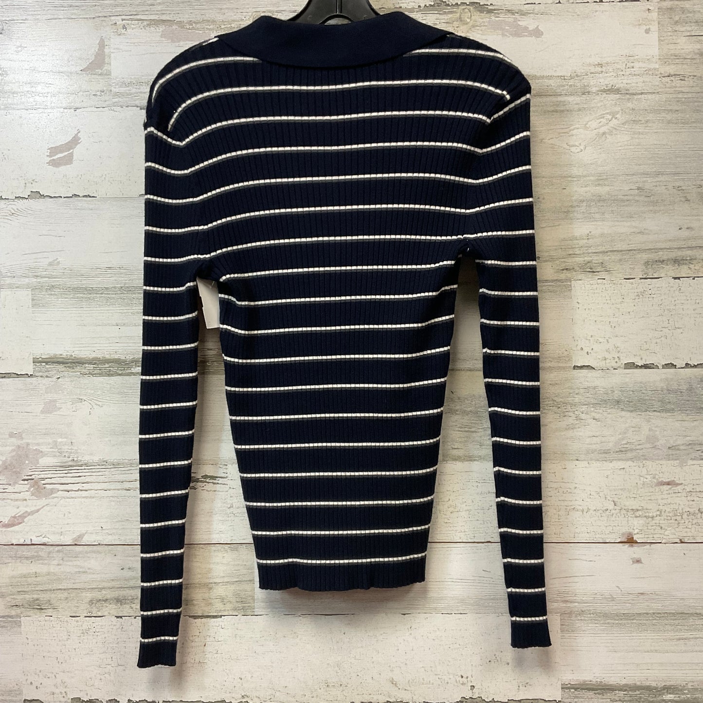 Top Long Sleeve By Loft In Navy, Size: M