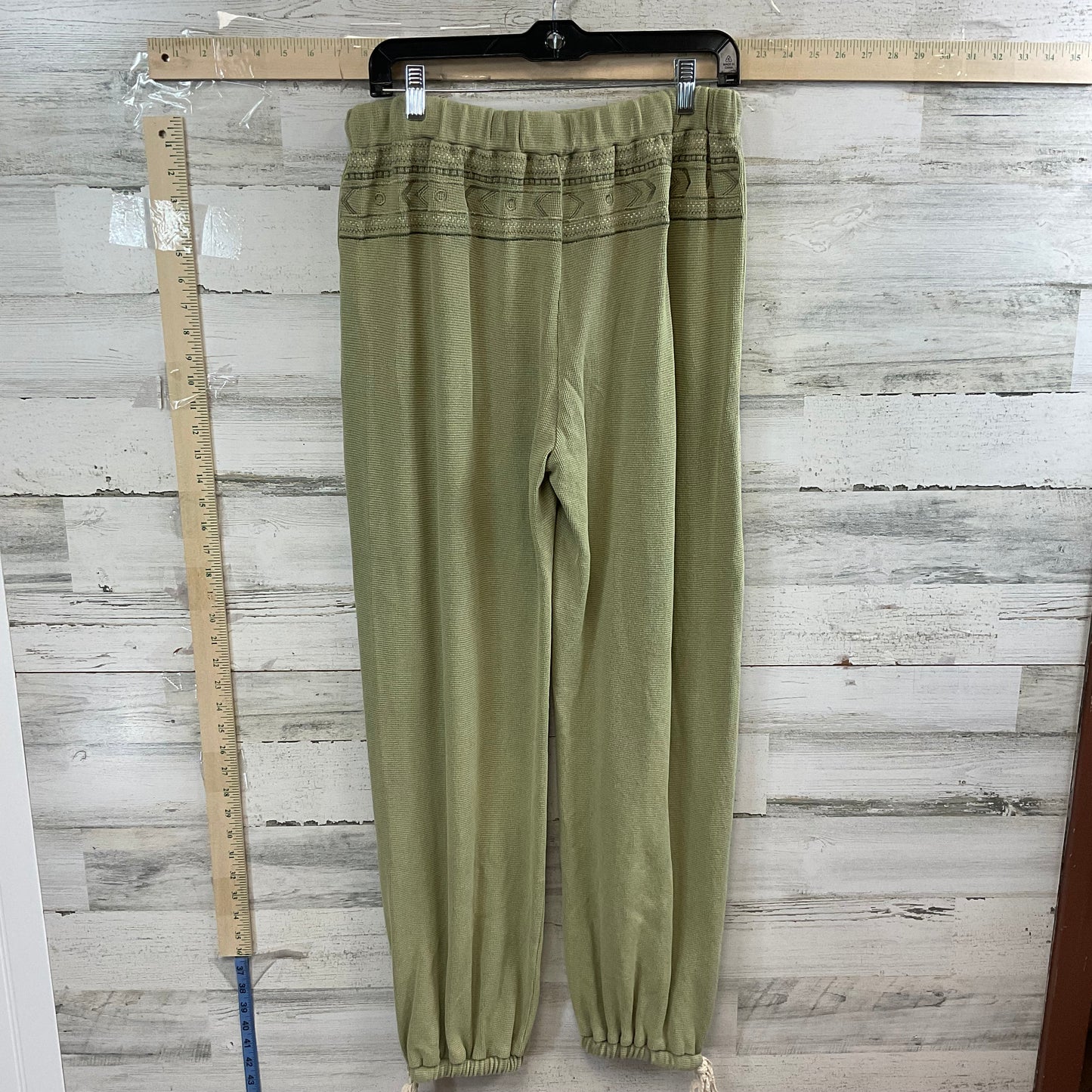 Green Pants Joggers Pol, Size L