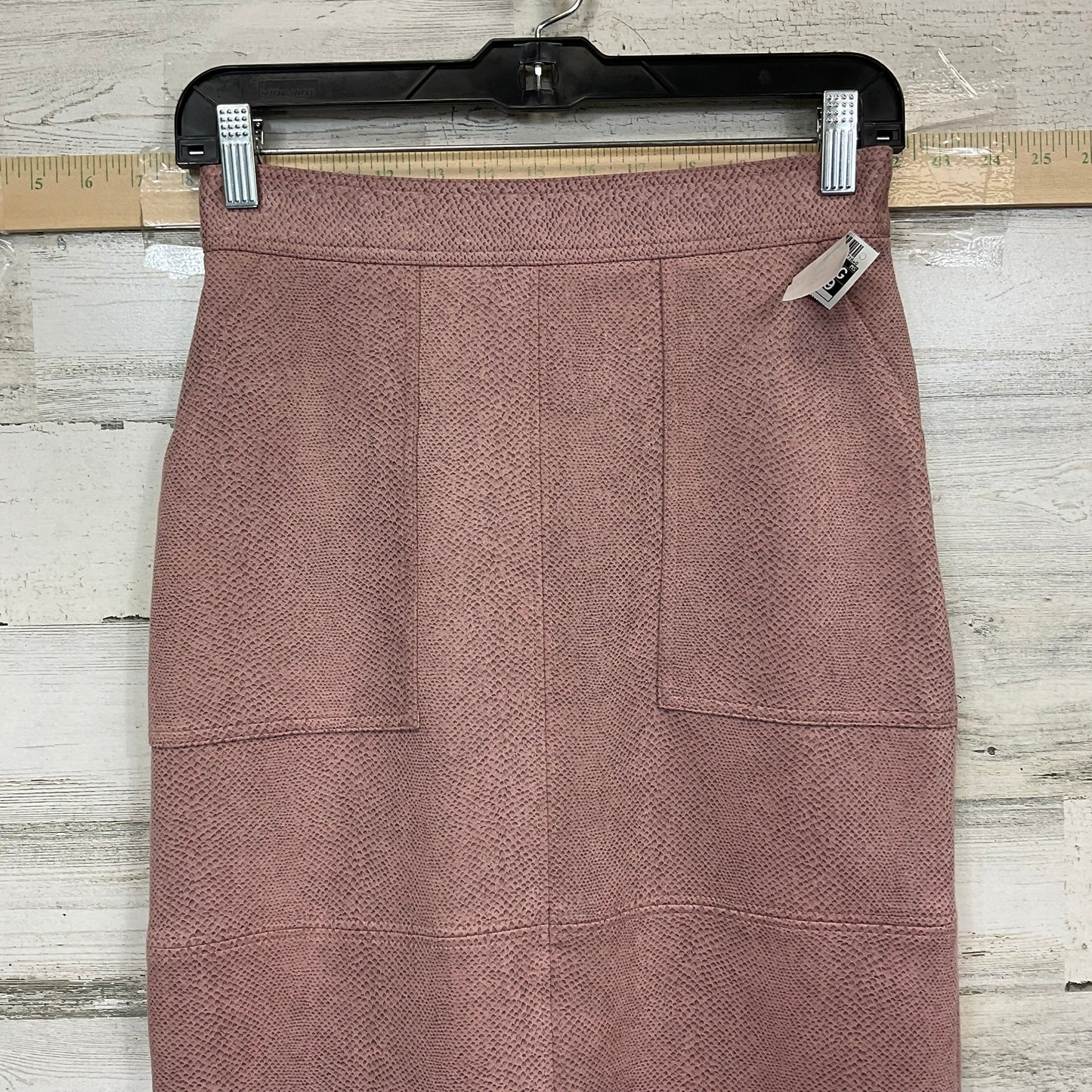 Pink Skirt Midi Current Air, Size Xs