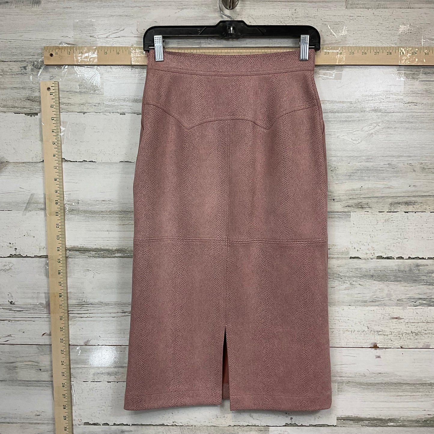 Pink Skirt Midi Current Air, Size Xs