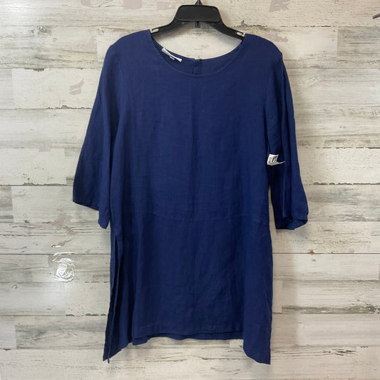 Tunic 3/4 Sleeve By Bryn Walker In Blue, Size: M