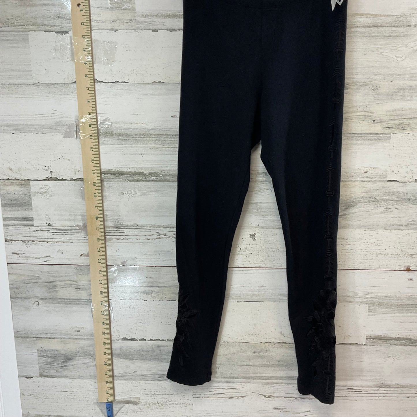 Black Pants Leggings Johnny Was, Size Xs