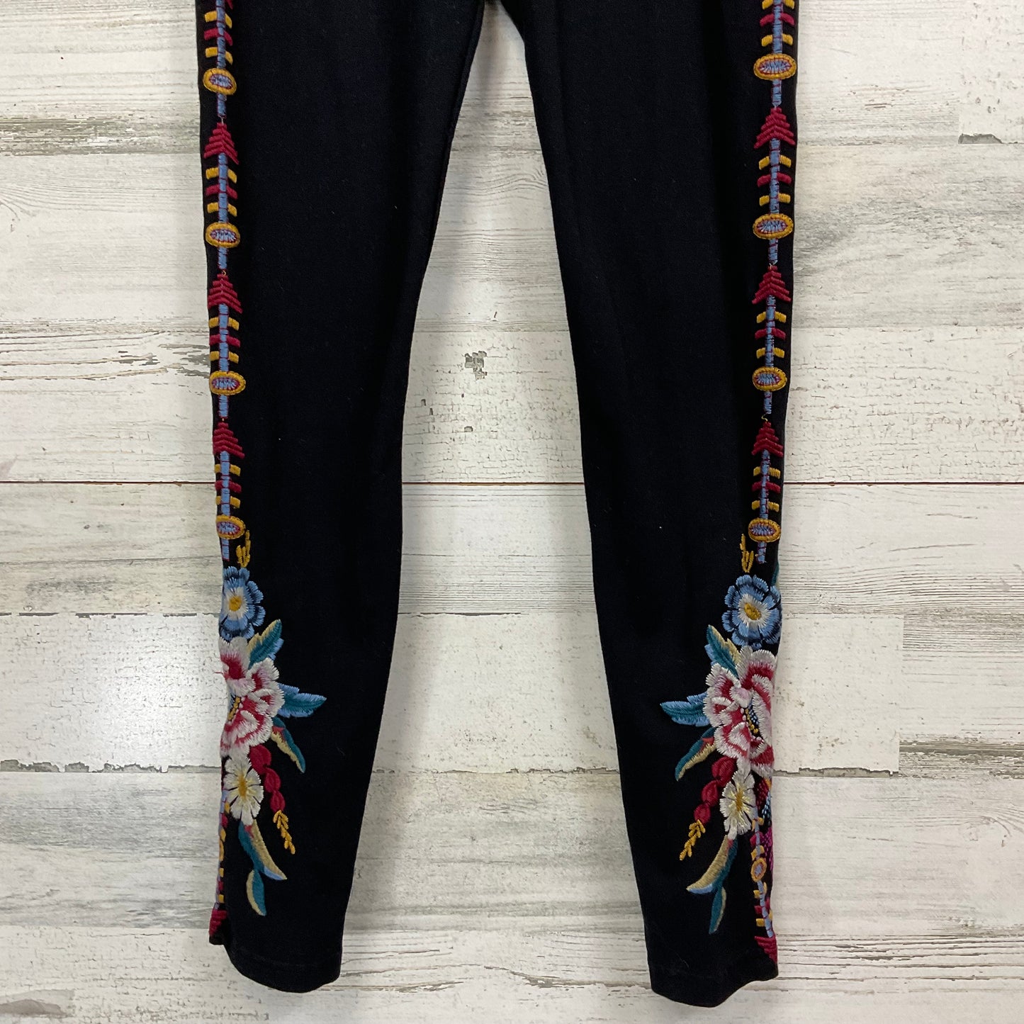 Black Pants Leggings Johnny Was, Size Xs