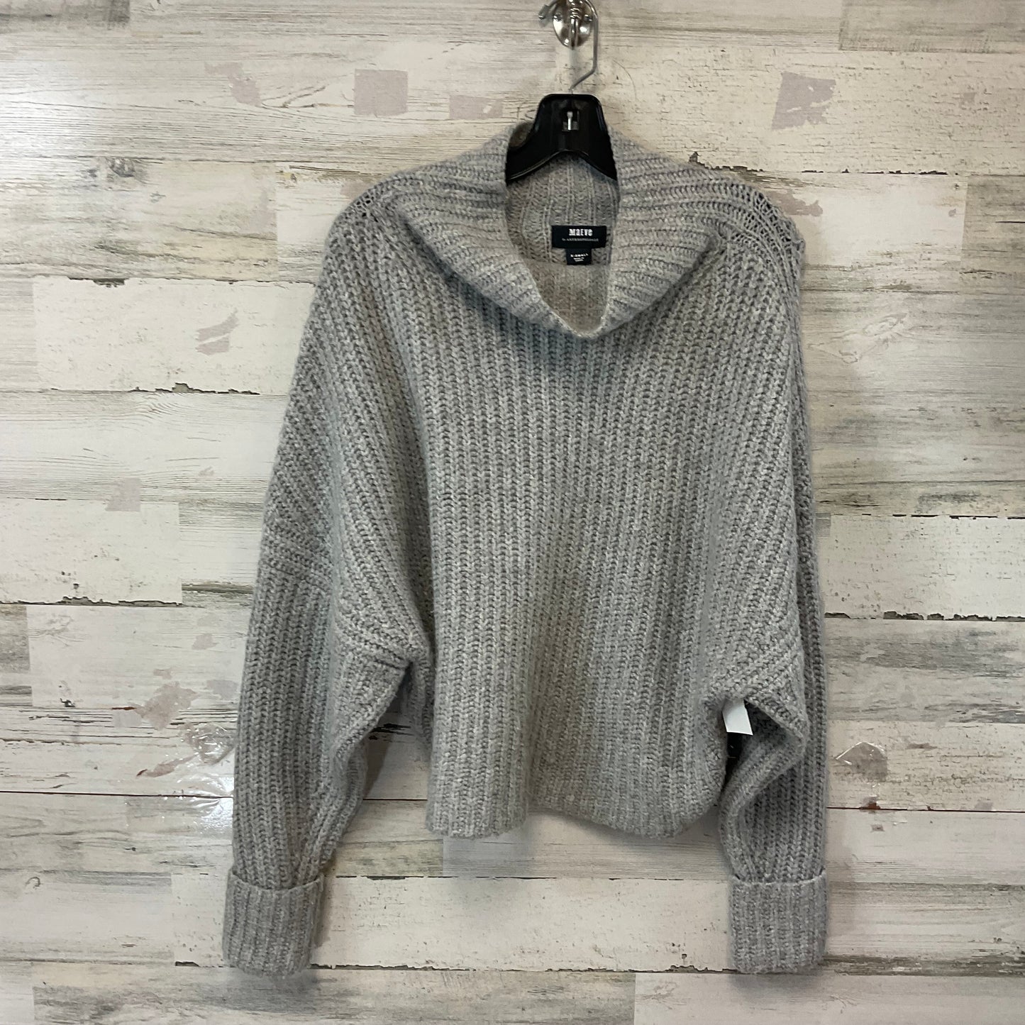 Sweater By Maeve In Grey, Size: Xs