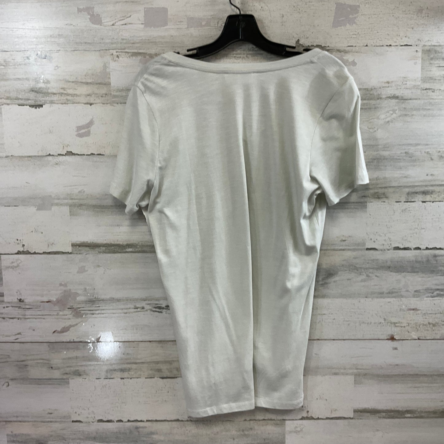 Top Short Sleeve Basic By Double Zero In Grey, Size: L