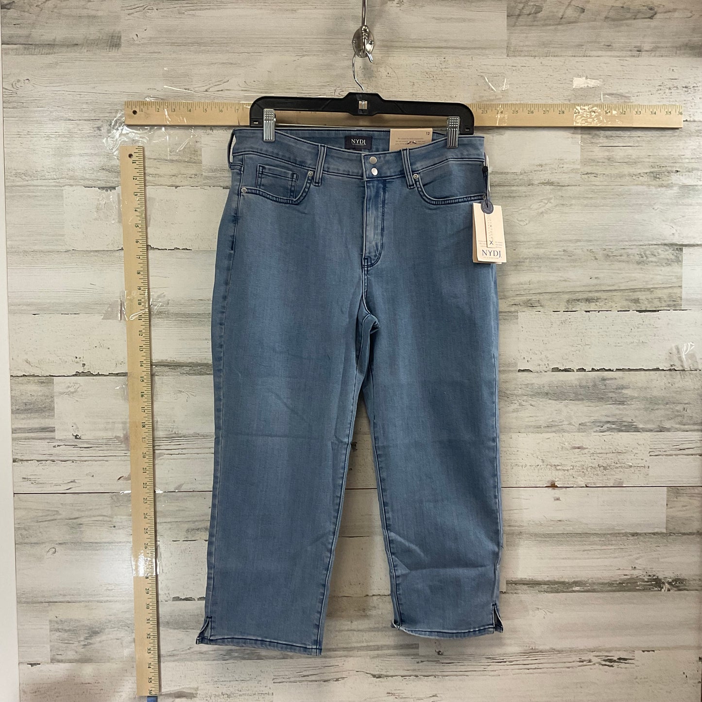 Capris By Not Your Daughters Jeans In Blue Denim, Size: 12