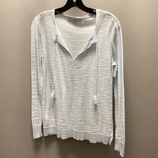 Top Long Sleeve By Loft In Blue, Size: S