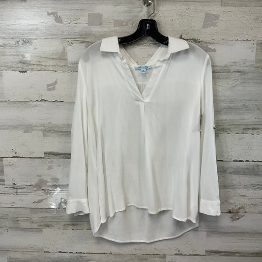 Top Long Sleeve By She + Sky In White, Size: S