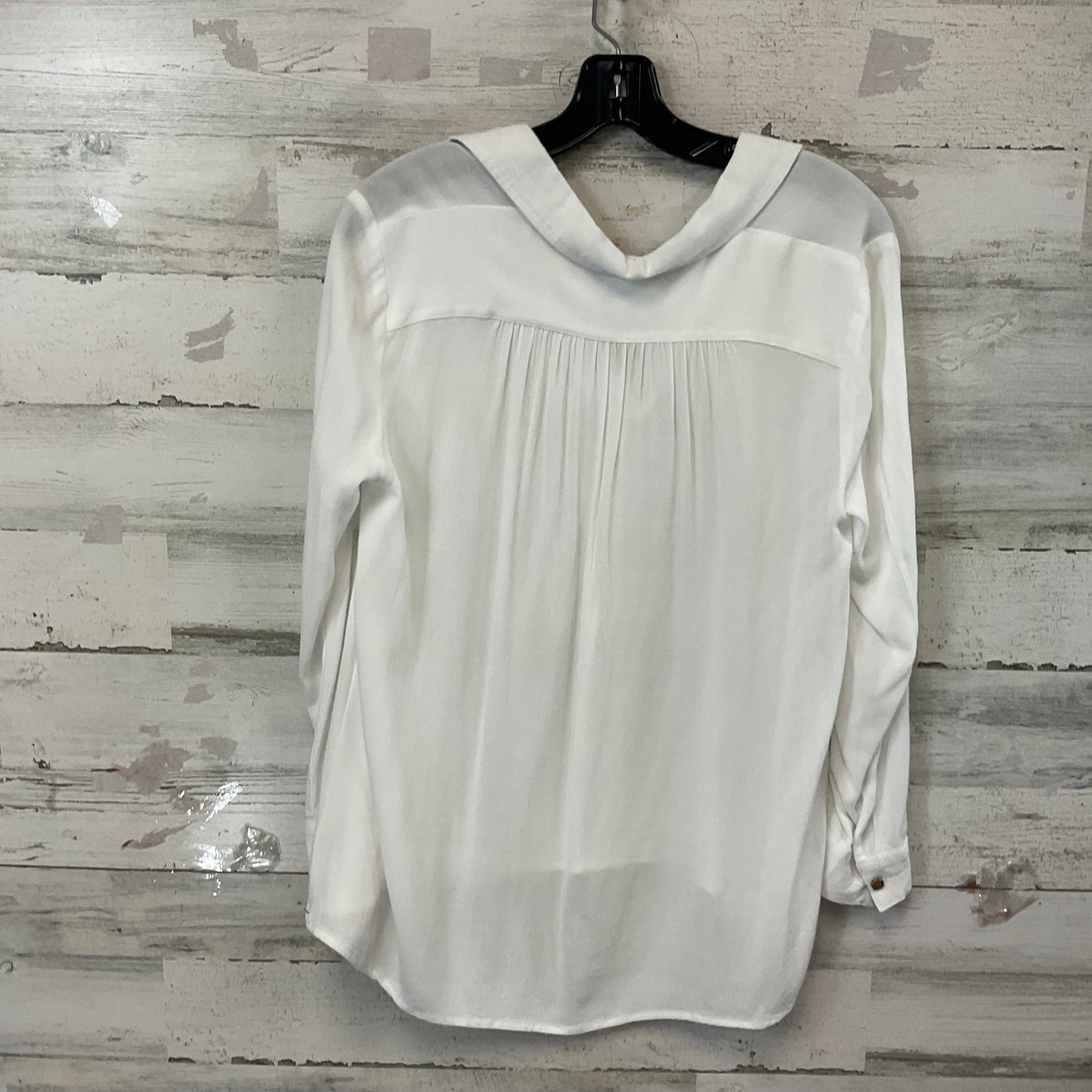 Top Long Sleeve By She + Sky In White, Size: S