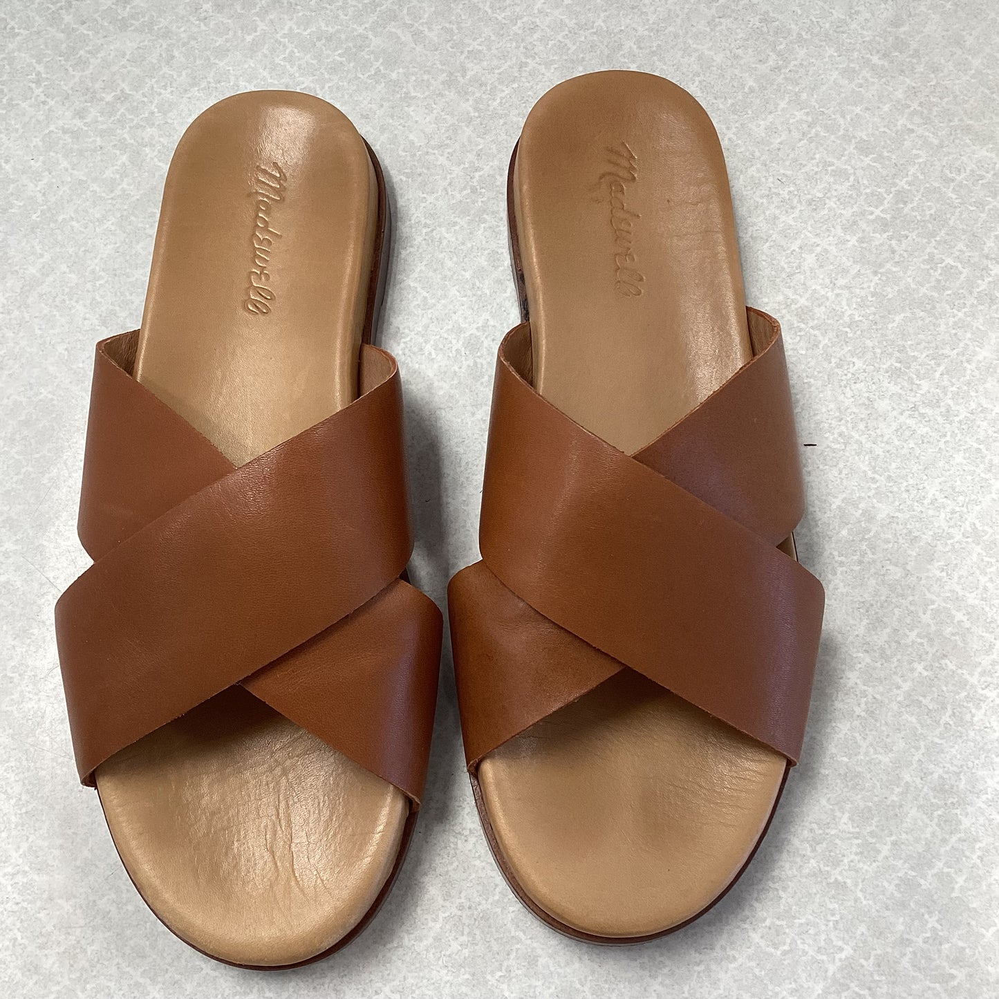 Sandals Flats By Madewell In Brown, Size: 8