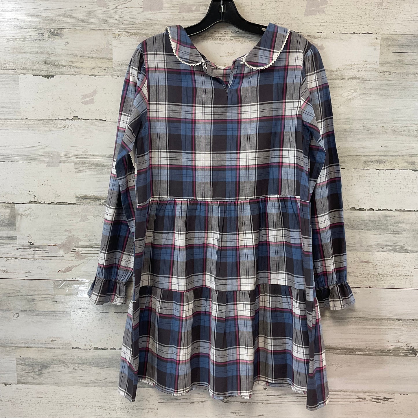 Dress Casual Short By WEDNESDAYS GIRL In Blue, Size: M