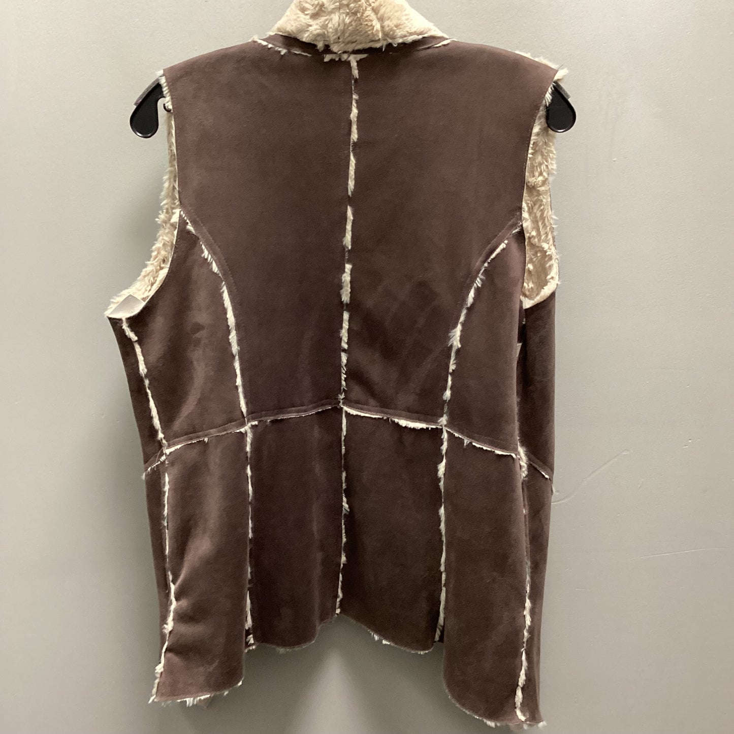 Vest Other By Double Zero In Brown, Size: L