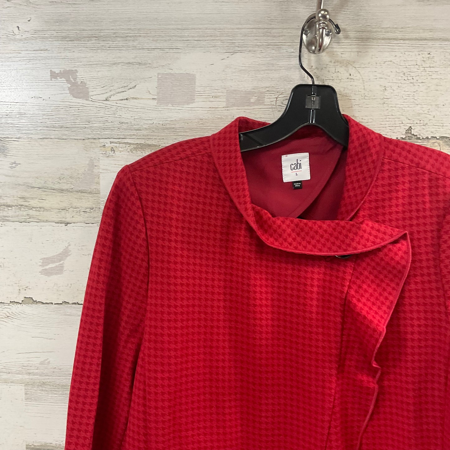 Jacket Other By Cabi In Red, Size: L