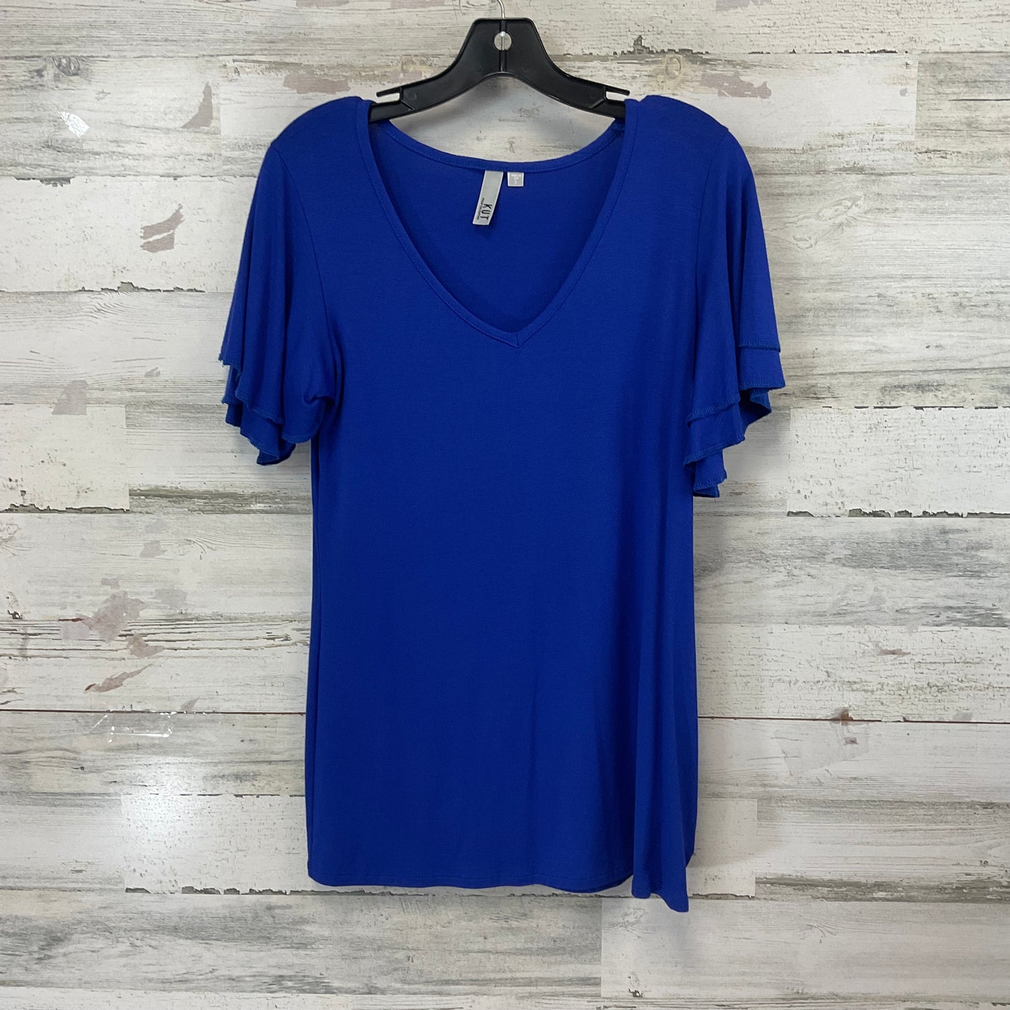 Top Short Sleeve By Kut In Blue, Size: S